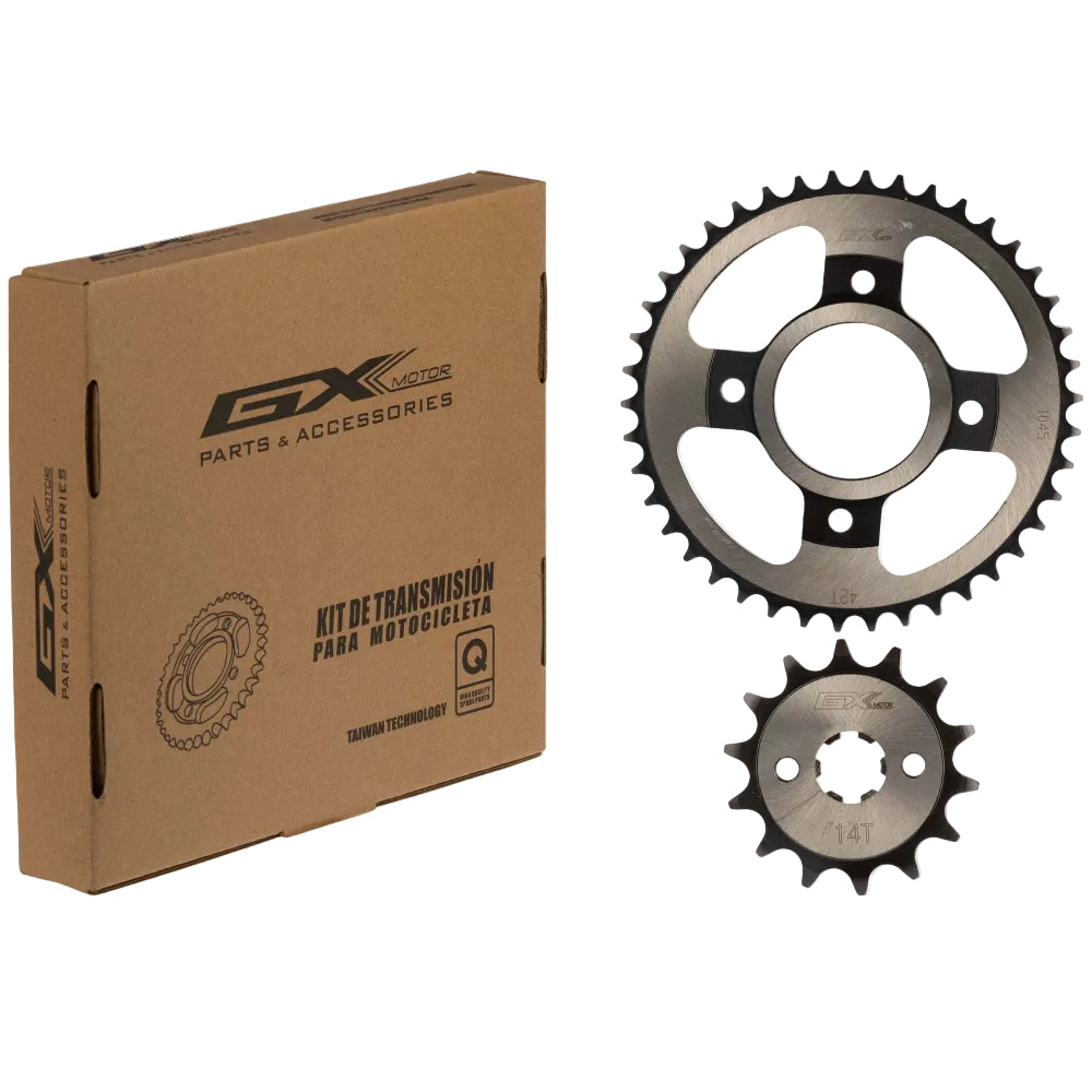 Kit Sprocket- Piñón negro 42T/14T Eco Deluxe/NXG GX Motor