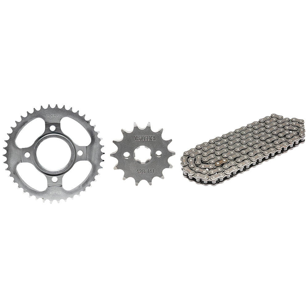 Kit de arrastre Eco 100 428HX120L/42T/14T Yahosuka