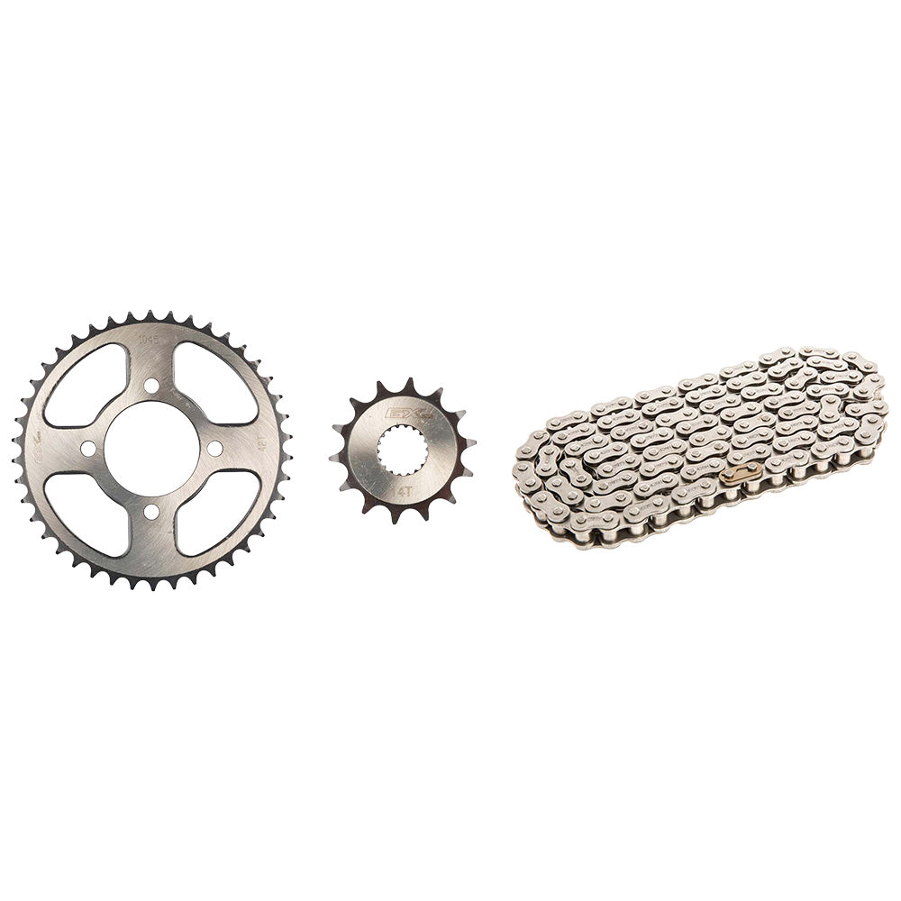 Kit de arrastre Negro 428H/132L/42T/14T GN 125/GS 125 GX Motor