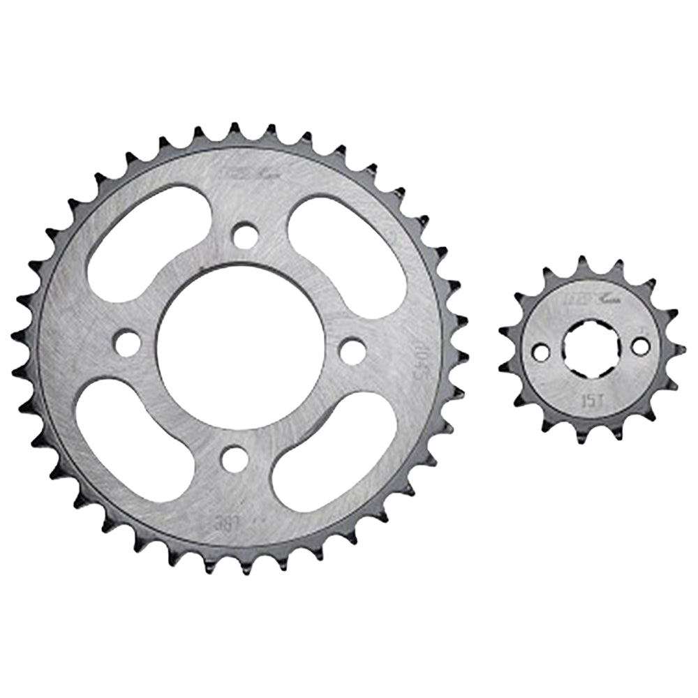 Kit de arrastre Negro 428H/124L/38T/15T AKT 125 EVO/EVO NE GX Motor