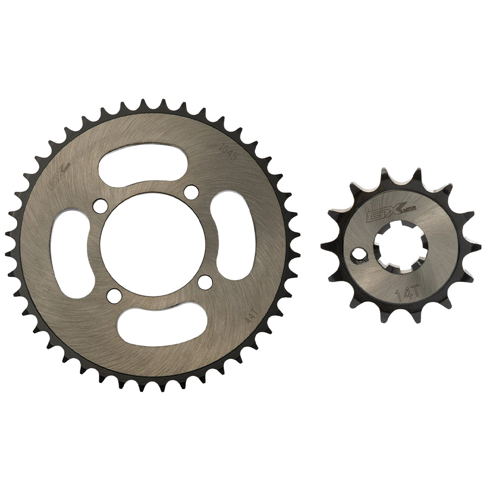 Kit de arrastre Negro 428H/124L/44T/14T Libero 110-125/YBR 125 GXMotor