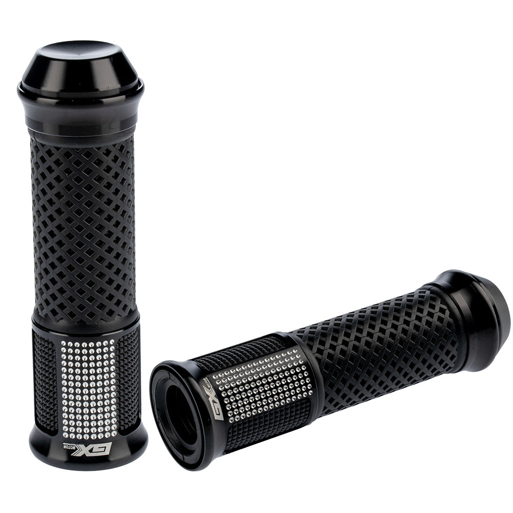 Grips de lujo negro GX Motor