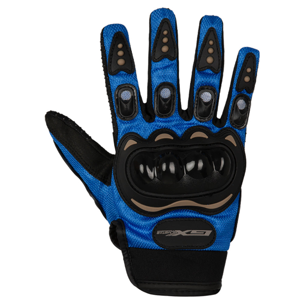 Guantes Negro/Azul MCS-01D GX Motor