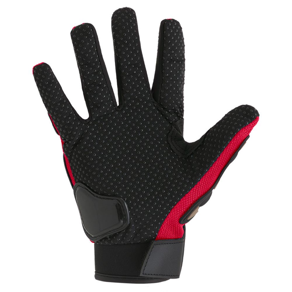 Guantes Negro/Rojo MCS-01C GX Motor