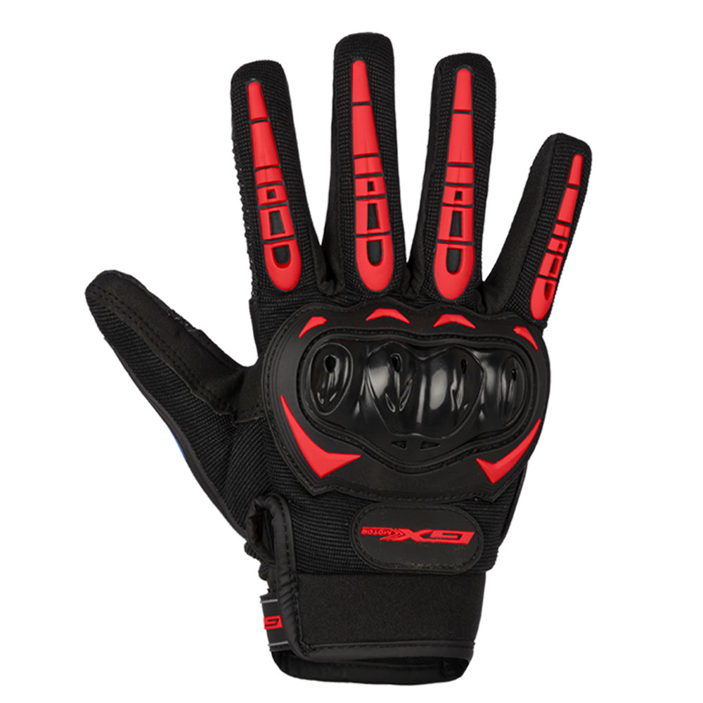 Guantes Negro/Rojo MCS-17 GX Motor