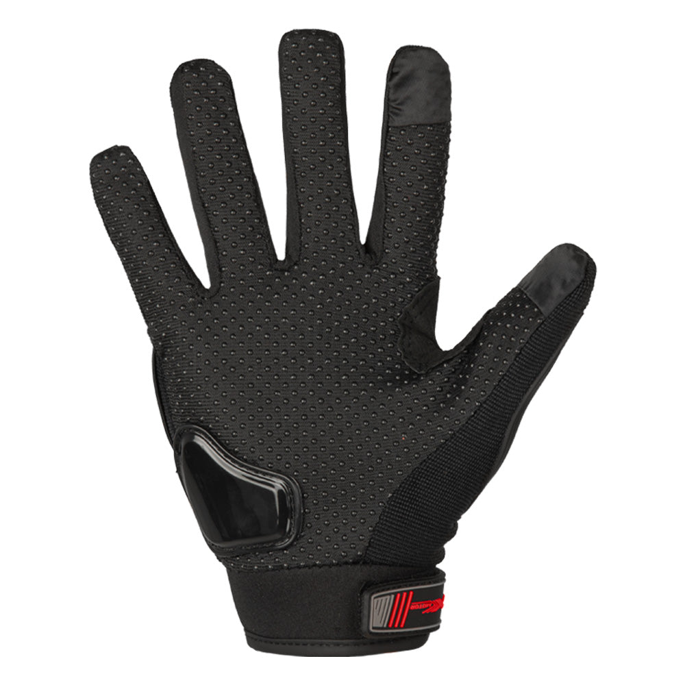 Guantes Negro/Rojo MCS-17 GX Motor