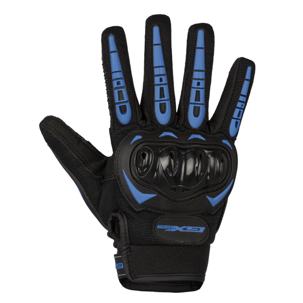 Guantes Negro/Azul MCS-17 GX Motor