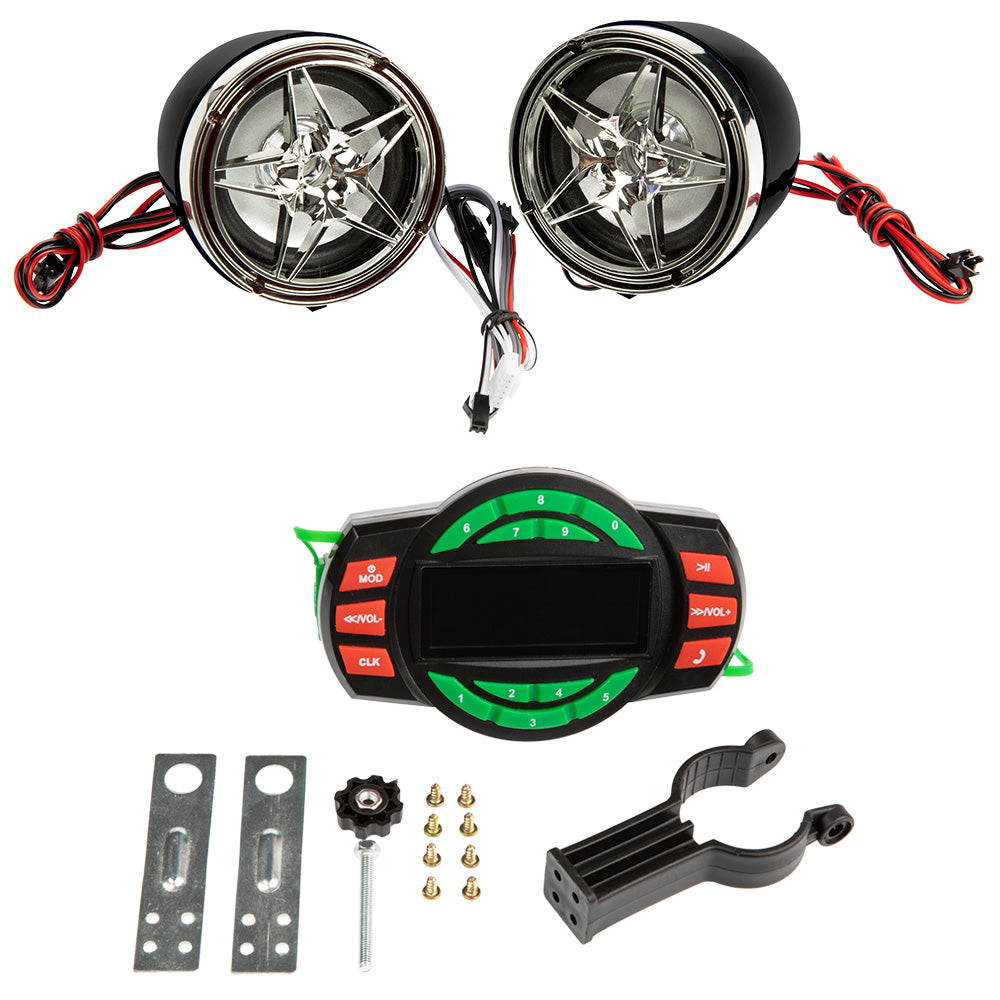 Radio MP3 Negro Con Bluetooth 04 GX Motor