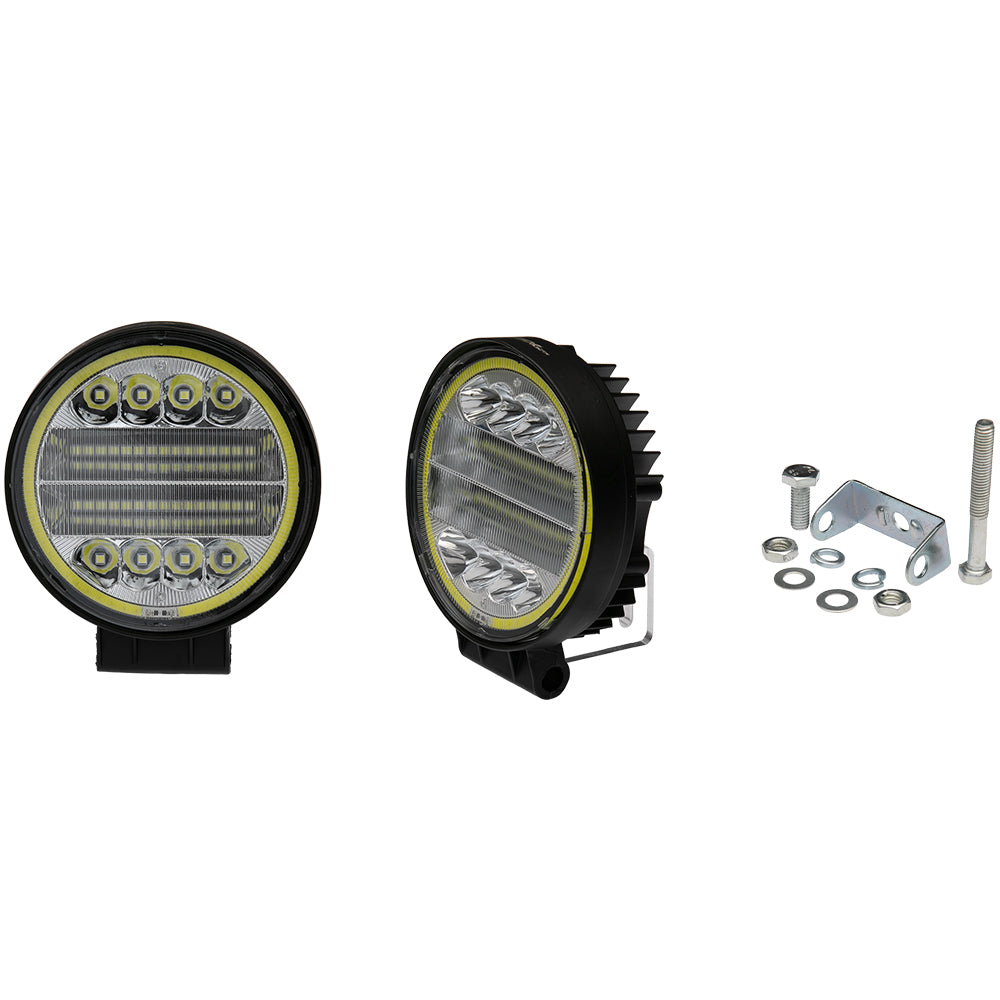 Exploradora Redonda 38 LEDS GX Motor