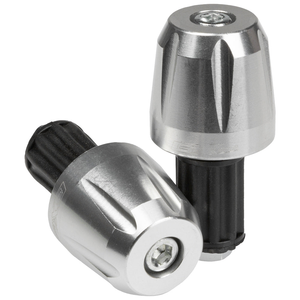 Topes para manubrio en aluminio Silver GX Motor