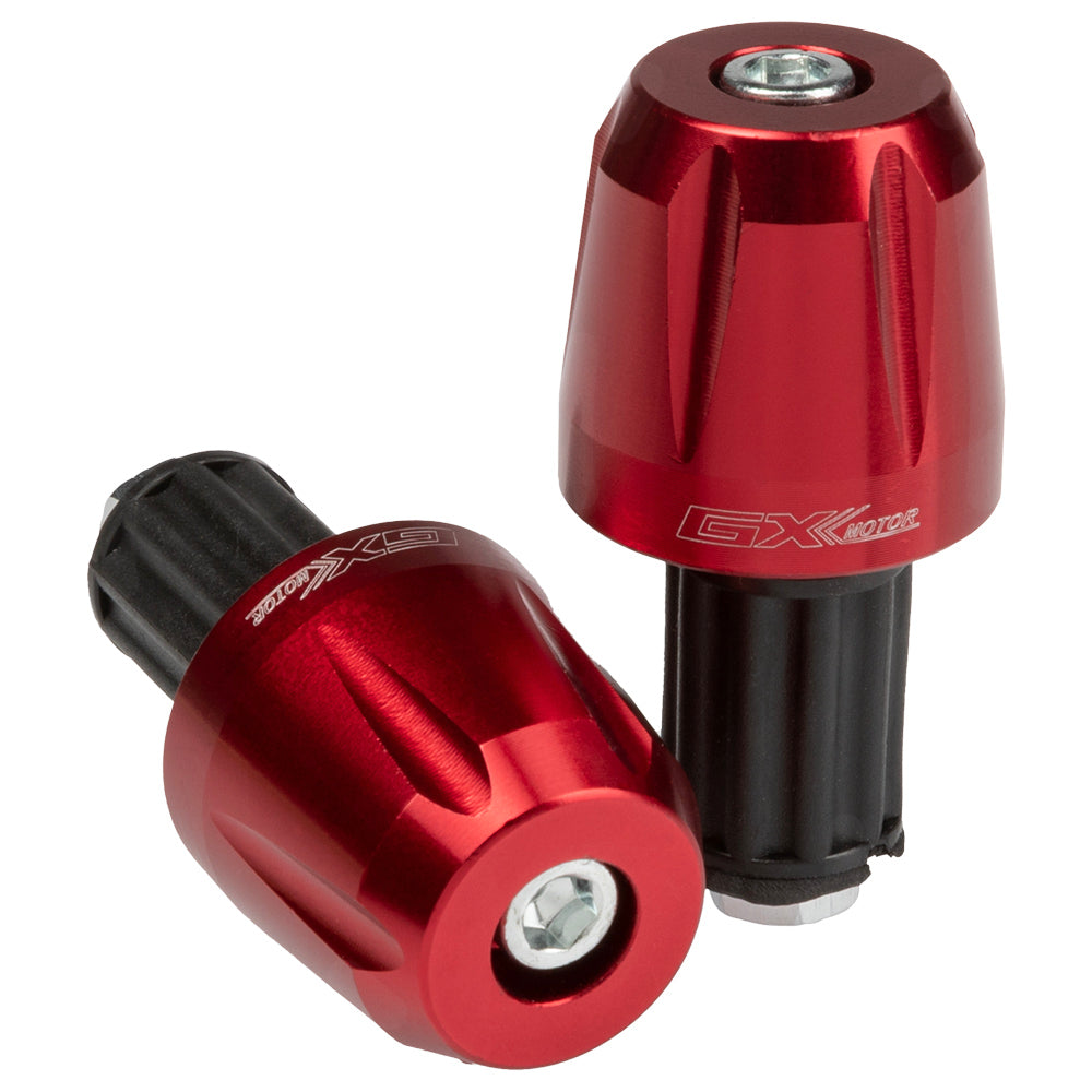 Topes para manubrio en aluminio Rojo GX Motor