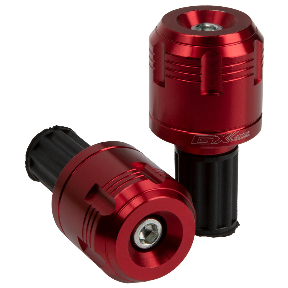 Topes para manubrio en aluminio rojo GX Motor