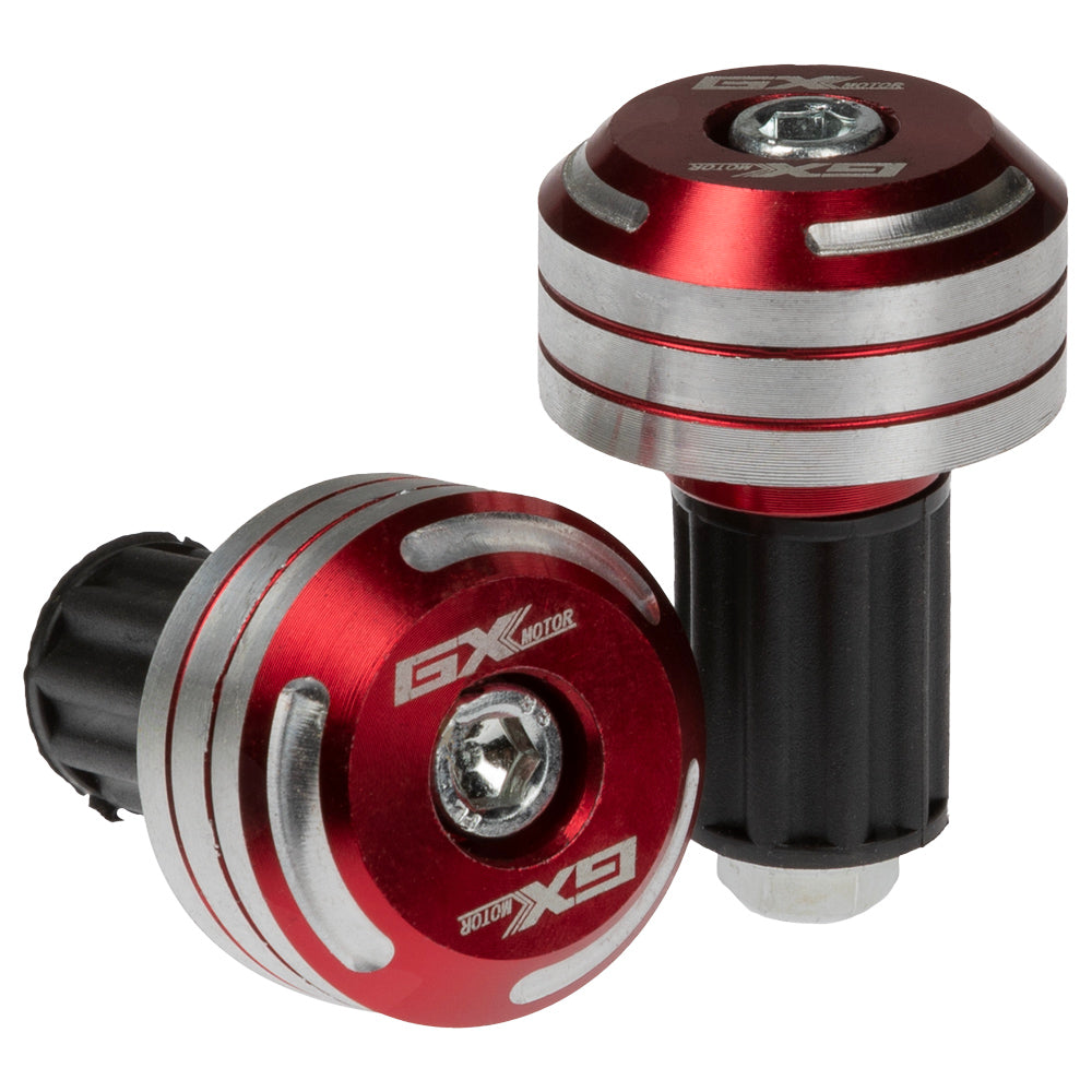 Topes para manubrio en aluminio rojo GX Motor