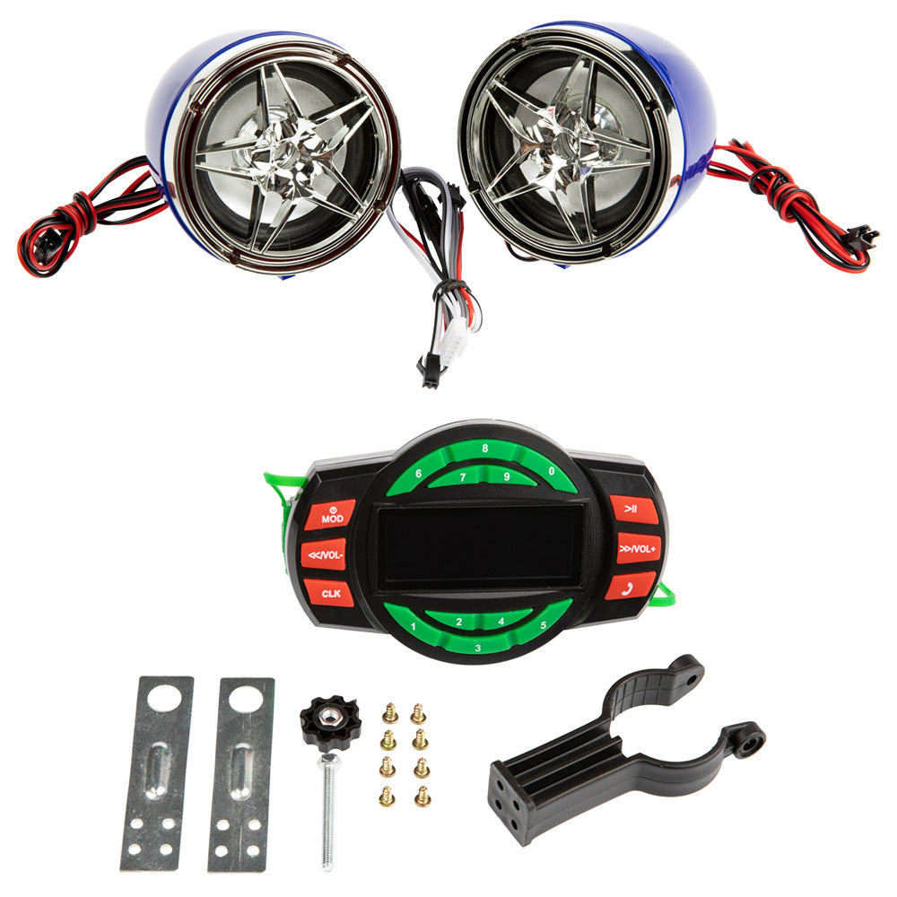 Radio MP3 Azul Con Bluetooth 04 GX Motor