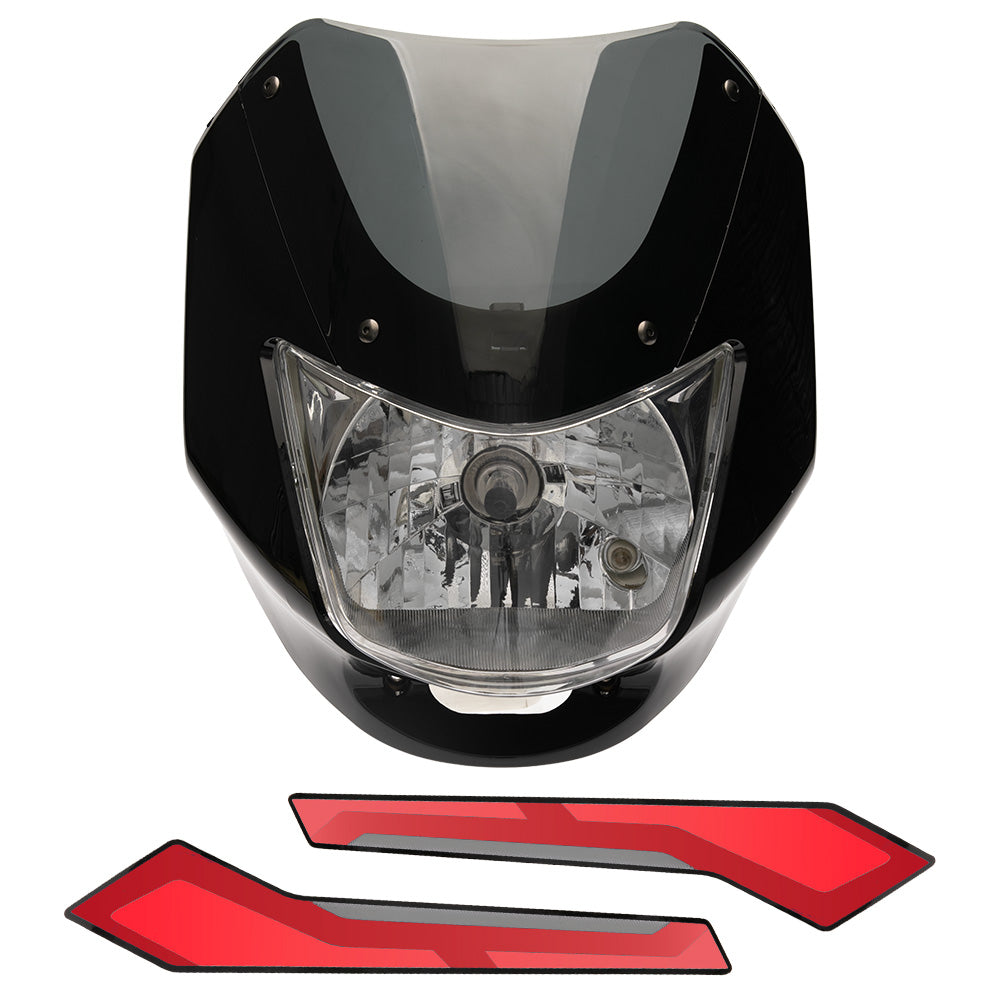 Farola Con Carenaje Negro-Rojo Boxer CT 100 GX Motor