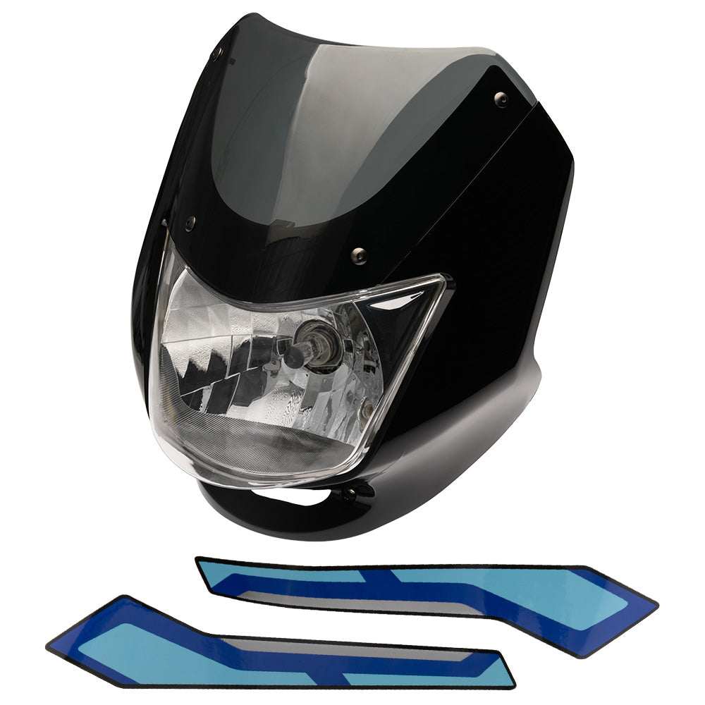 Farola Con Carenaje Negro-Azul Boxer CT 100 GX Motor