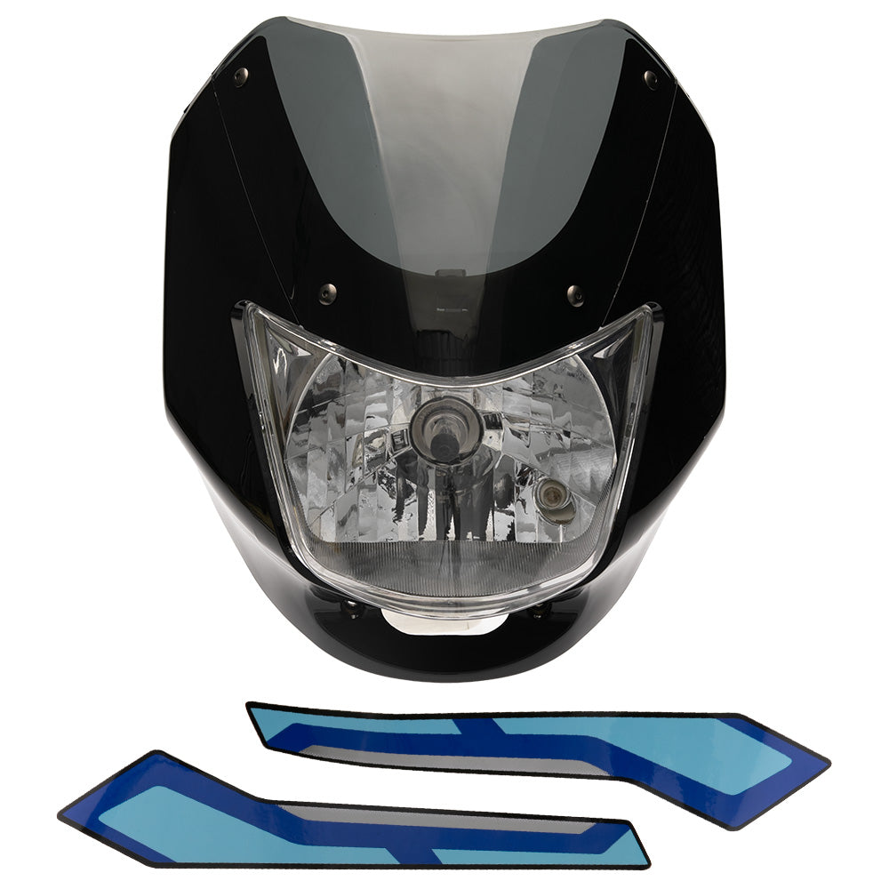 Farola Con Carenaje Negro-Azul Boxer CT 100 GX Motor