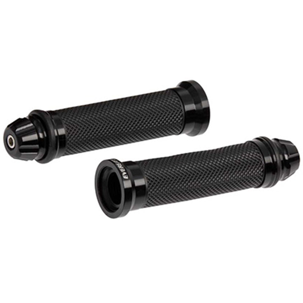 Grips para moto negro con carretel Everestt