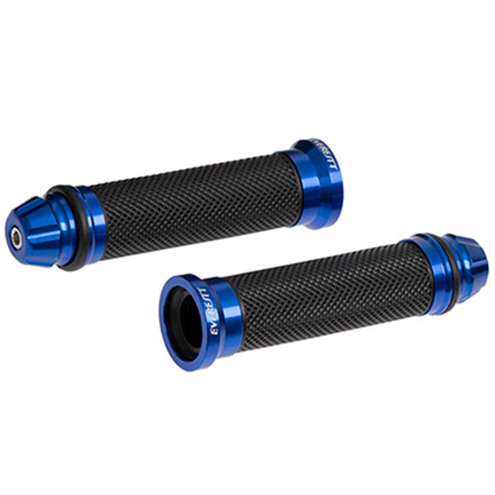 Grips para moto Azul con carretel Everestt