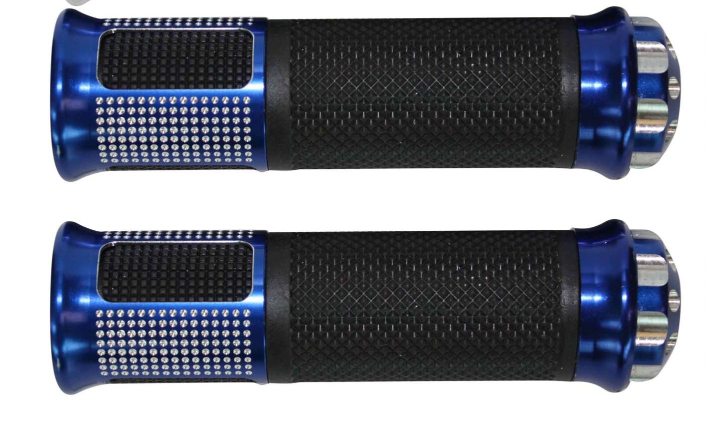 Grips de lujo azul para moto GX Motor