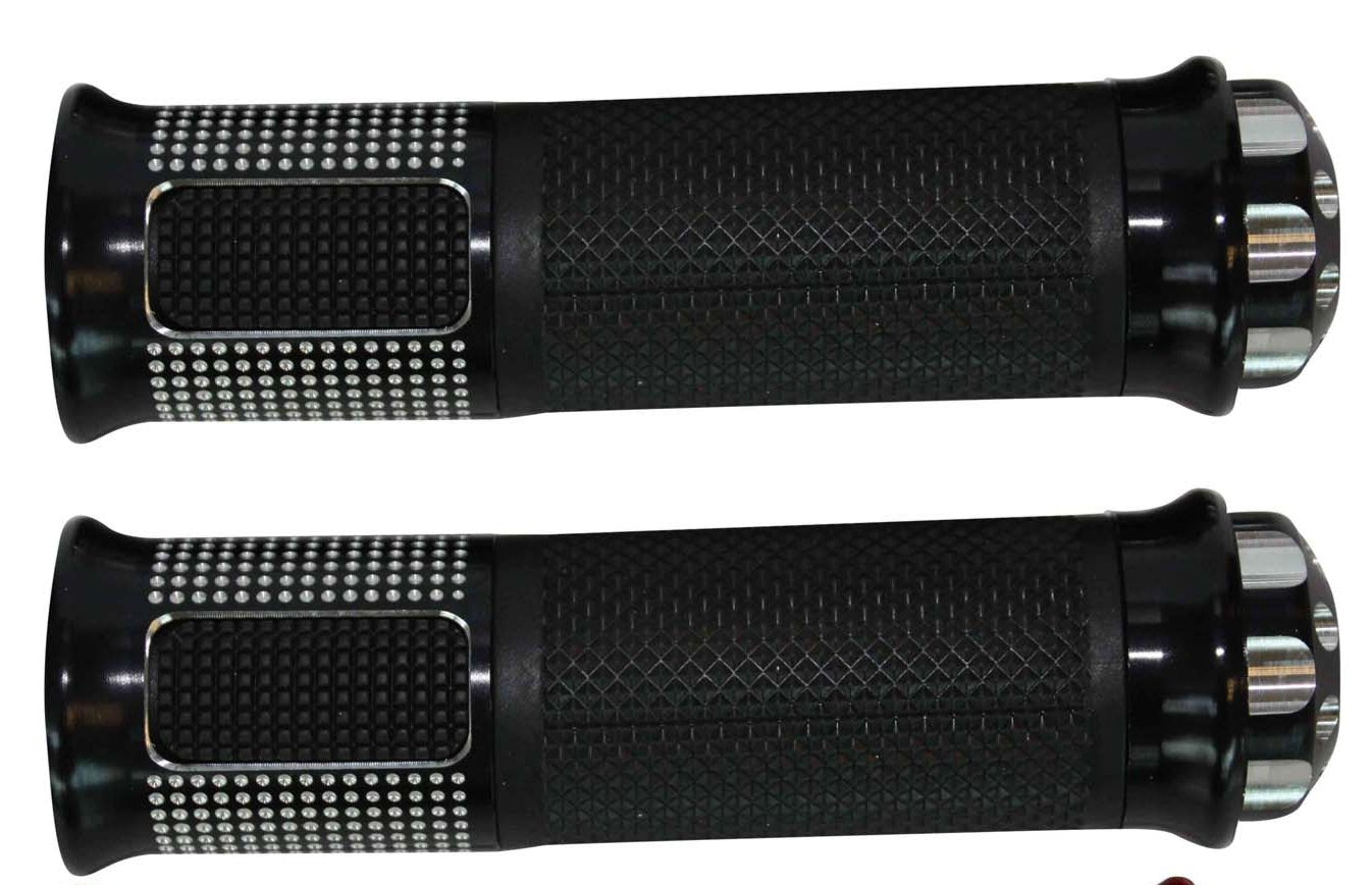 Grips de lujo negro para moto GX Motor