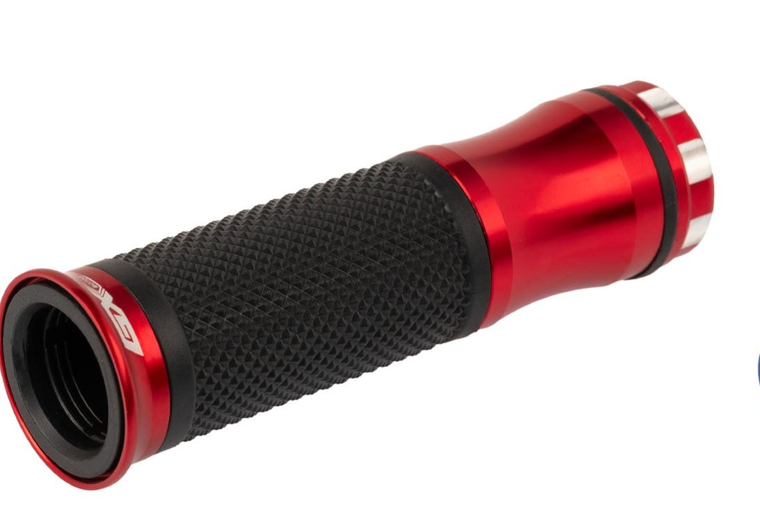 Grips de lujo rojo para moto GX Motor