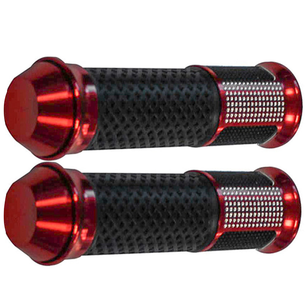 Grips de lujo rojo para moto GX Motor