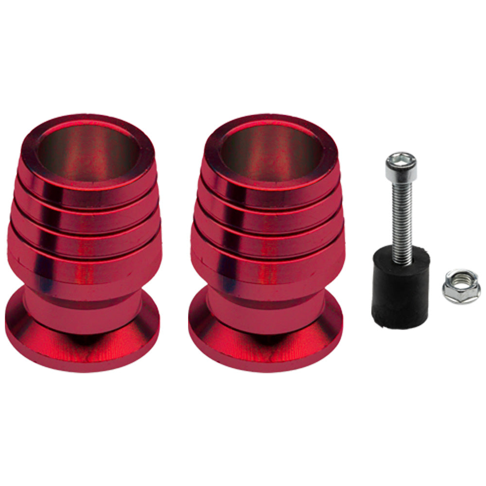 Topes para manubrio en aluminio rojo GX Motor