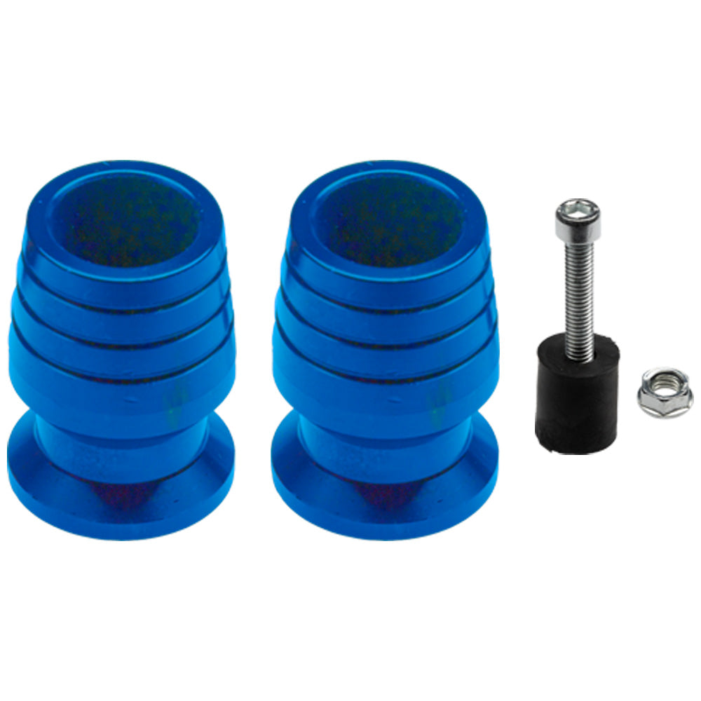 Topes para manubrio en aluminio azul GX Motor