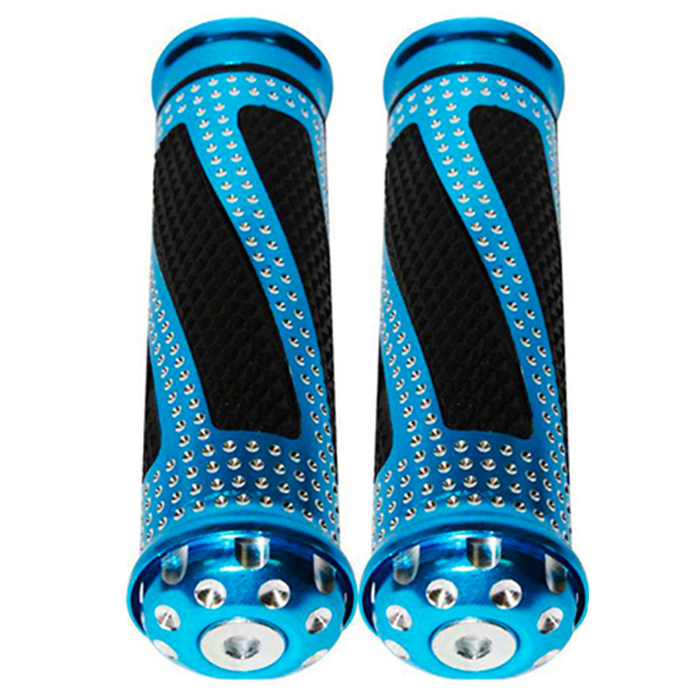 Grips de lujo azul para moto GX Motor