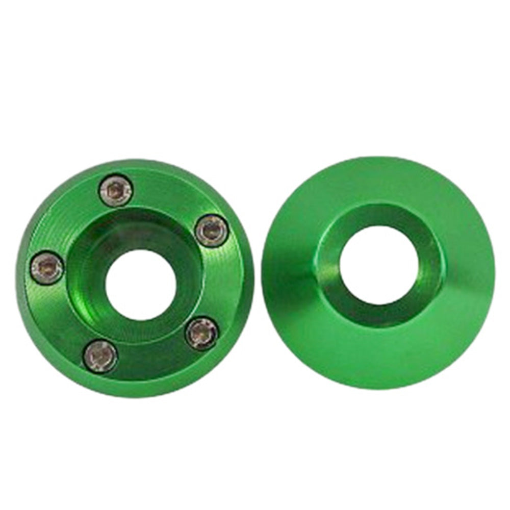 Slider cubre ejes verde en aluminio JW1682 GX Motor