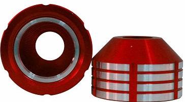 Slider cubre ejes rojo en aluminio JW1687 GX Motor