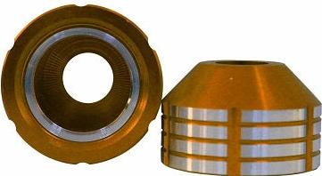 Slider cubre ejes dorado en aluminio JW1687 GX Motor