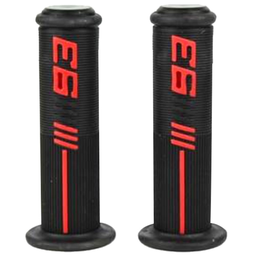 Grips de lujo negro/rojo A1 ZX-514 GX Motor