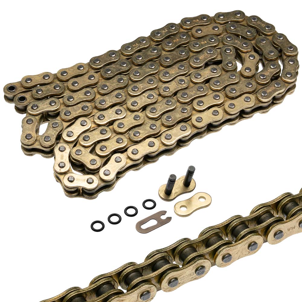 Cadena dorada 520HOX120L O´Ring GX Motor
