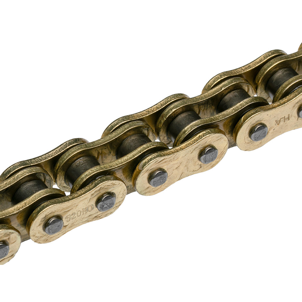 Cadena dorada 520HOX120L O´Ring GX Motor