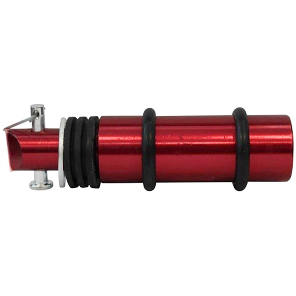 Posapiés de lujo trasero rojo para moto GX Motor