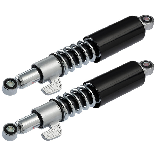 Amortiguadores (topes) De Aluminio Negro Yeah Racing Para Orugas RC - Diámetro Grande, 100mm De Recorrido - Modelo BBG-0100BK