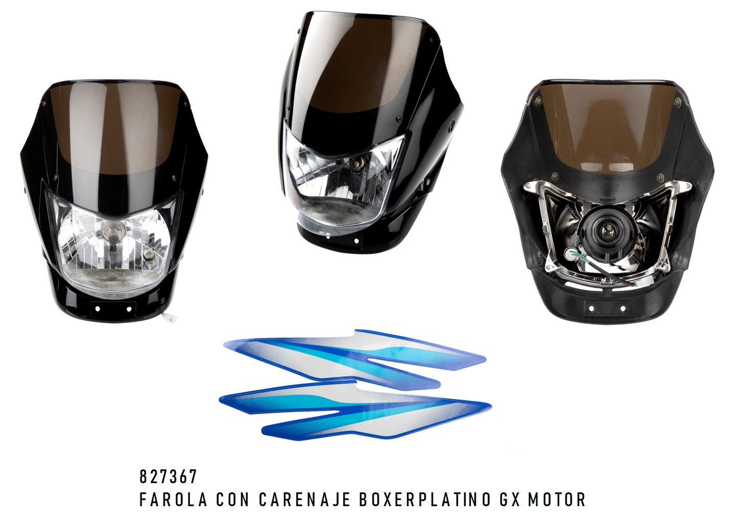 Farola con bombillo BOXER PLATINO GX MOTOR