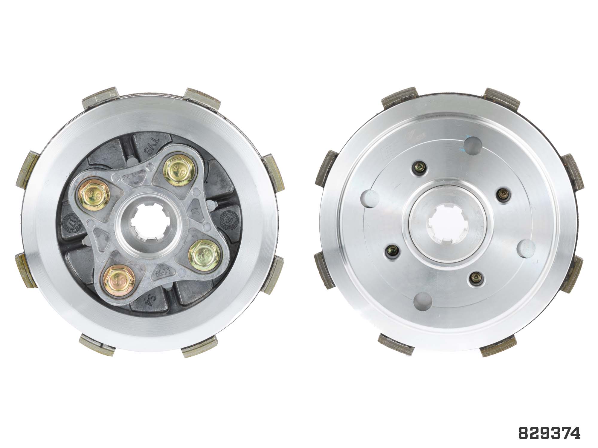 Centro de clutch con discos para TVS100 SPORT GX Motor