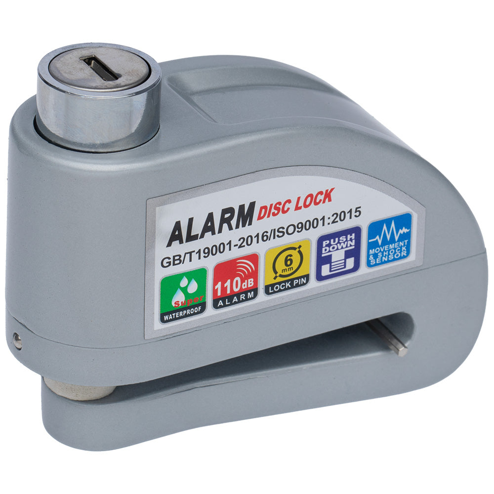 Candado disco con alarma Silver GX Motor