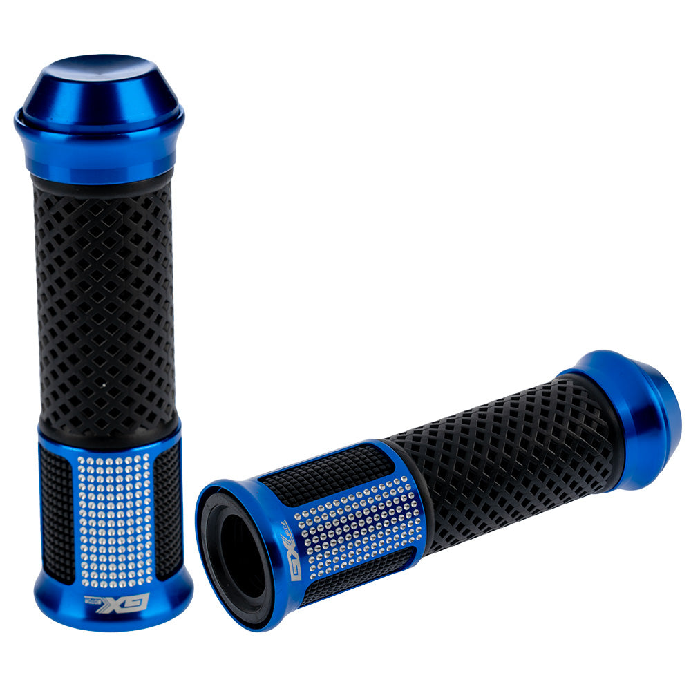Grips de lujo azul GX Motor