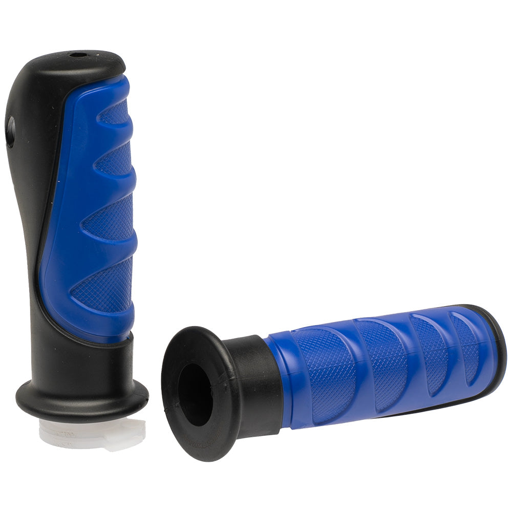 Grips de lujo negro azul 124MM Everestt