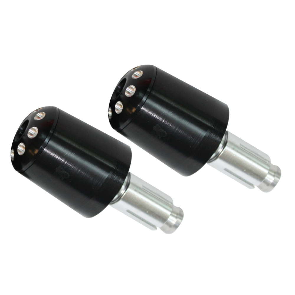 Topes para manubrio en aluminio negro XL-365 GX Motor