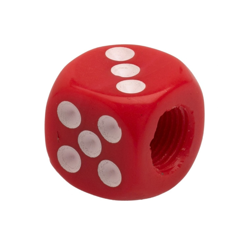 Tapa para Válvula Americana Rojo tipo dados GX Motor
