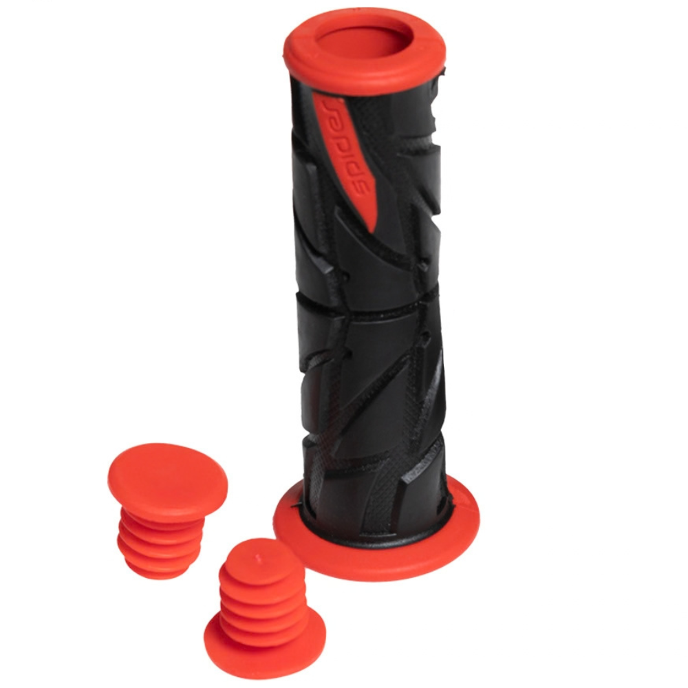 Grips de lujo negro/rojo 1892 GX Motor