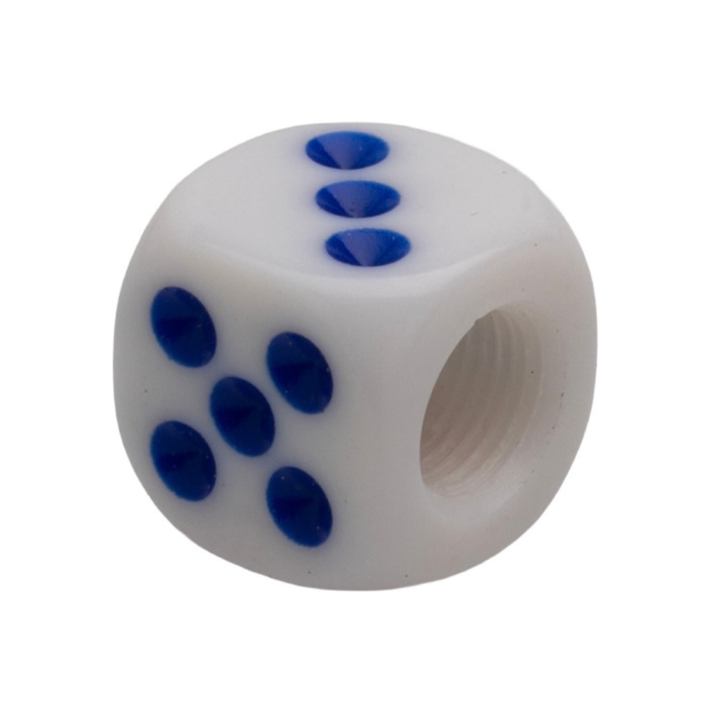 Tapa para Válvula Americana blanco tipo dados GX Motor