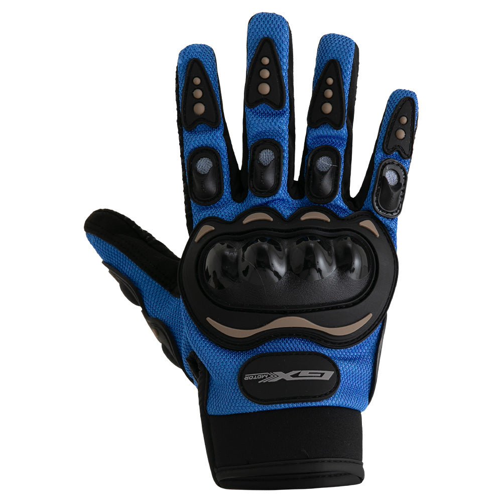 Guantes Azul/Negro MCS-01C Gxmotor