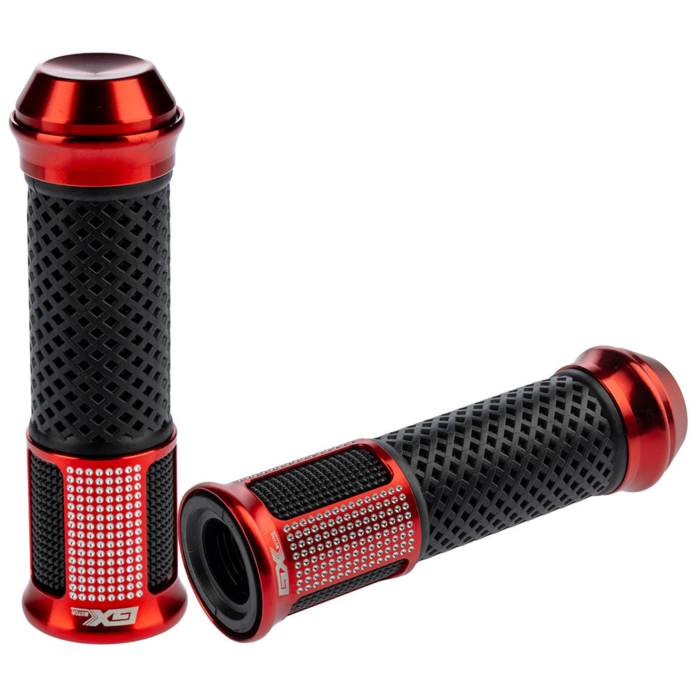 Grips de lujo rojo GX Motor